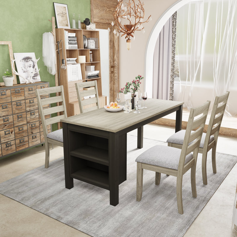 August Grove® Aali 5 Piece Dining Set & Reviews Wayfair